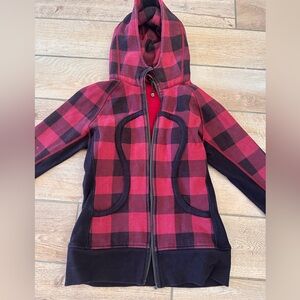RARE HTF LULULEMON | Buffalo checkered mini camp scuba hoodie 8